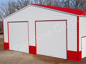 Vertical Roof Style Fully Enclosed  with Lap Siding